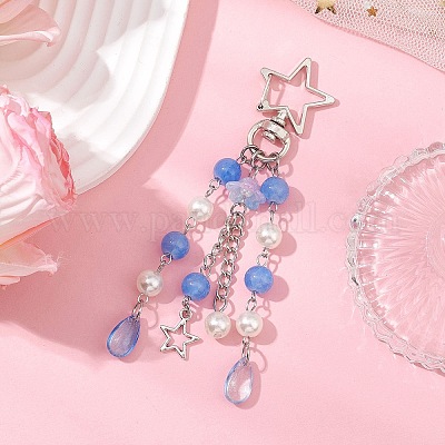 Подвеска в виде медузы из акрила и АБС-пластика KEYC-JKC01066-02-1