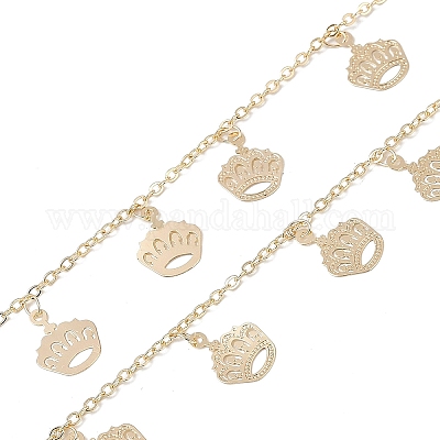 Латунные цепочки-короны ручной работы CHC-Z001-04KCG-1