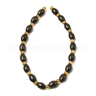 Природного пирита бисер нитей&nbsp;G-Z131-A01-01-1