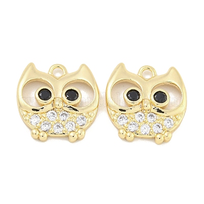 Латунные микропроволочные кубические циркониевые подвески KK-S386-36G-1