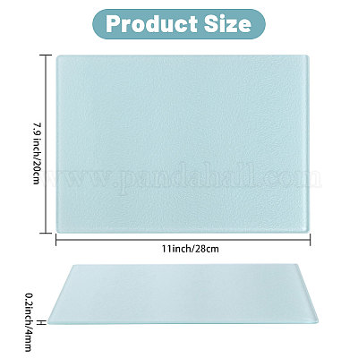 Разделочная доска из закаленного стекла с теплопередачей AJEW-WH0504-08-1