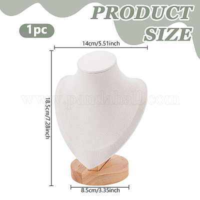 1 шт. подставки для ожерелий из микрофибры NDIS-NB0001-09-1