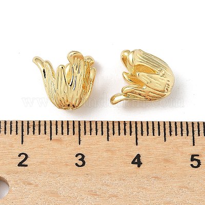 Шапочки и конусы для бусин KK-V015-23G-01-1