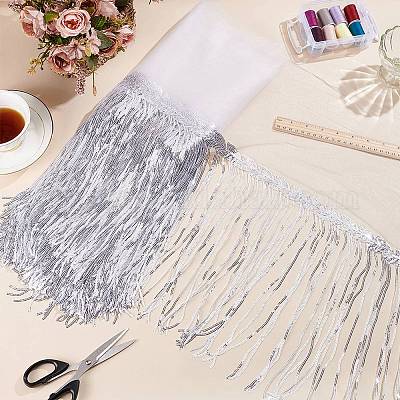 5 ярд полиэстеровой ленты для бахромы в виде листьев&nbsp;OCOR-BC0007-66-1