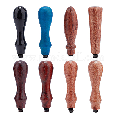 8шт. 8 стиля деревянной ручки AJEW-CP0004-49-1