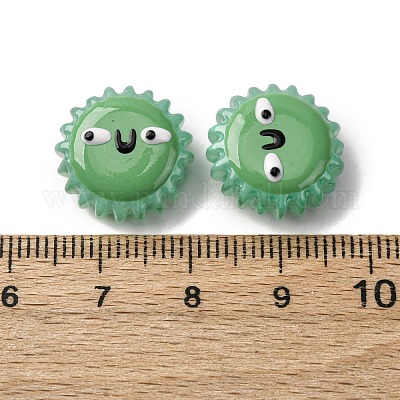 Бусины из стеклянной эмали LAMP-Q045-01E-1