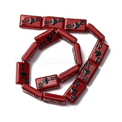 Бусины из стеклянной эмали LAMP-Q045-07D-1