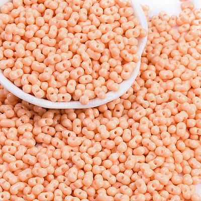 Выпечка краска стеклянные бусины SEED-K010-A14-1