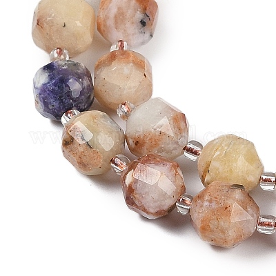 Естественный зеленый опал бисер нитей G-O201B-142G-1