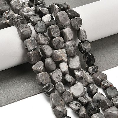 Натуральная карта каменные бусы пряди G-P497-01E-58-1