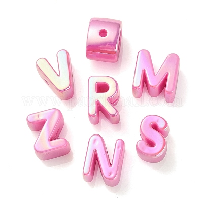 УФ-покрытие радужными переливающимися акриловыми бусинами OACR-C012-01A-1-1