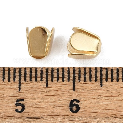 Шапочки и конусы для бусин KK-P310-12G-1