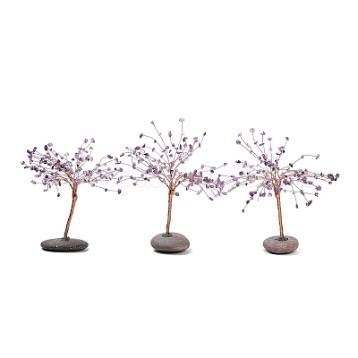 Украшение из натурального аметиста G-D462-03C-02-1