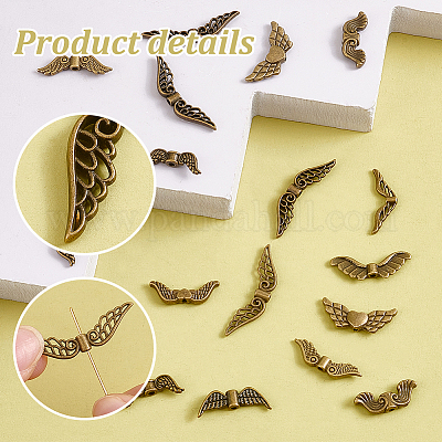 200шт 10 стиля бусины из сплава в тибетском стиле FIND-PH0019-97-1