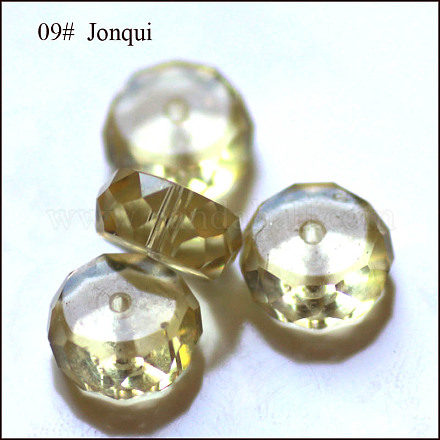 Imitation Austrian Crystal Beads SWAR-F078-6x10mm-09-1