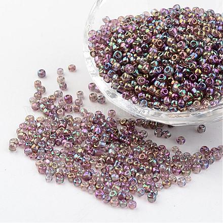 Perles de rocaille en verre rondes X-SEED-A007-3mm-176-1
