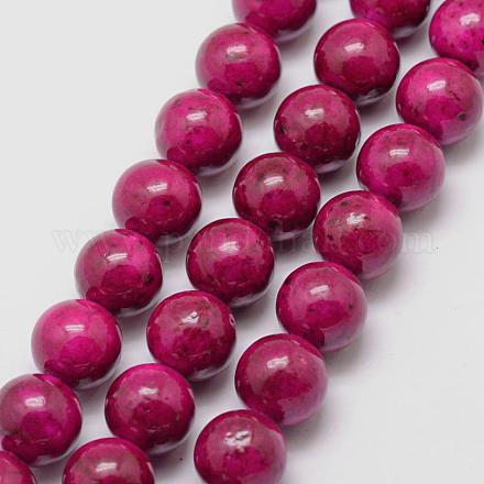 Dyed Fossil Beads G-SR14MM-FS17-1
