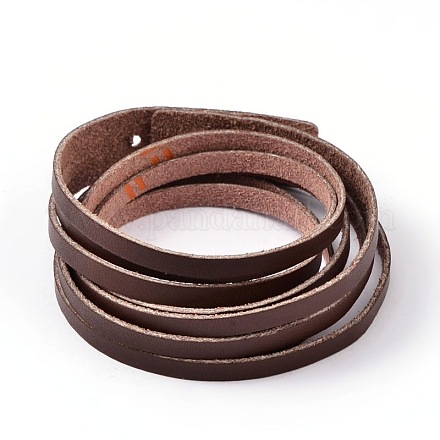 Bracelets avec cordon de cuir à 3-boucles X-BJEW-D348-03C-1