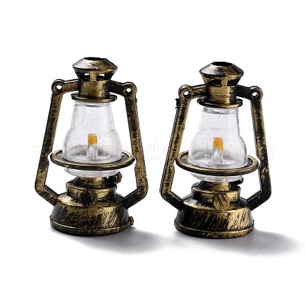 Mini lampe à huile en résine créative DJEW-F014-03B-1