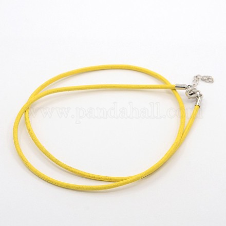 Кожаный шнур ожерелье материалы MAK-F002-03-1