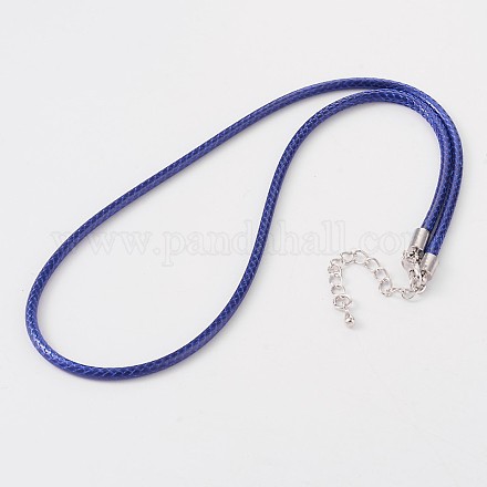 Leather Cord Necklace Making MAK-M010-03-1