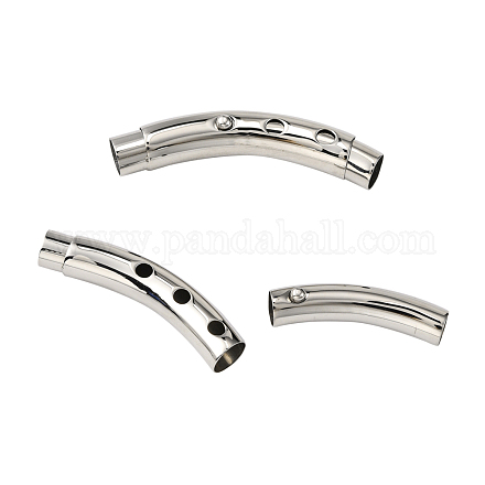 304 Stainless Steel Bayonet Clasps STAS-O101-58P-1