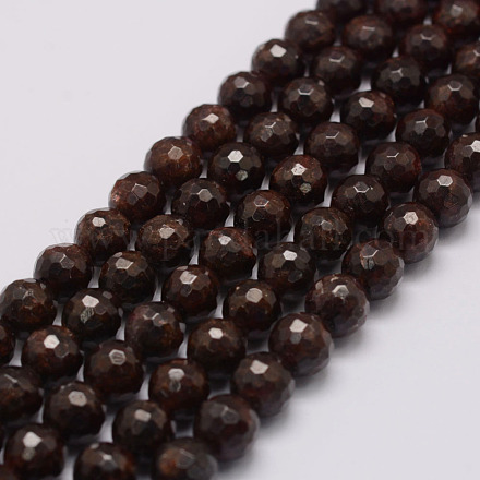 Granato naturale fili di perle G-G970-34-10mm-1