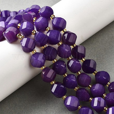 Нити бусин из натурального кварца окрашенные G-U023-A02-13-1