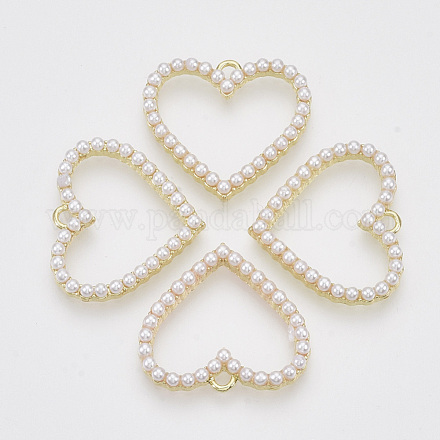 Colgantes de perlas de imitación de plástico abs PALLOY-N0149-013-1