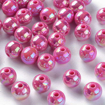 Perles acryliques opaques X-MACR-S370-D10mm-A13-1