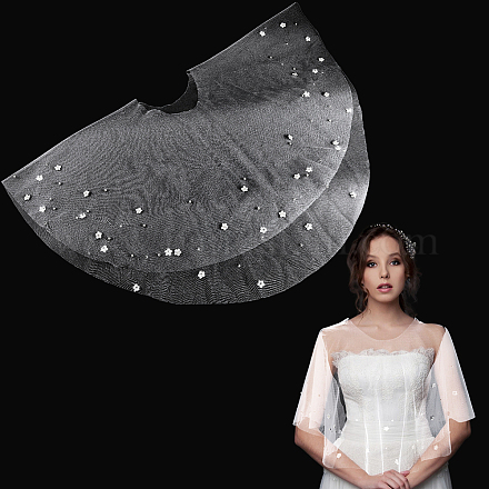 Воротники из полиэстера и тюля для женщин AJEW-WH20072-25B-1