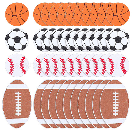 Chgcraft 150 piezas 3 estilo esponja deportes pelotas pegatinas DIY-CA0003-84-1