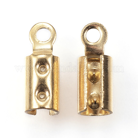 Ion Plating(IP) 304 Stainless Steel Folding Crimp Ends STAS-P107-07G-1