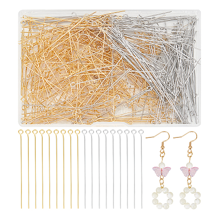 400 шт. 2-х цветные штифты из нержавеющей стали 304 STAS-UN0054-77-1