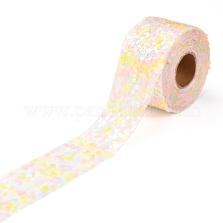 Polyester Elastic Sequin Ribbons OCOR-L045-A05-1