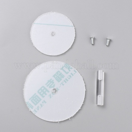 Круглые прозрачные акриловые подставки для минифигурок ODIS-WH0043-132A-1