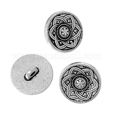 Zinc Metal Alloy Shank Buttons BUTT-N0002-35AS-1
