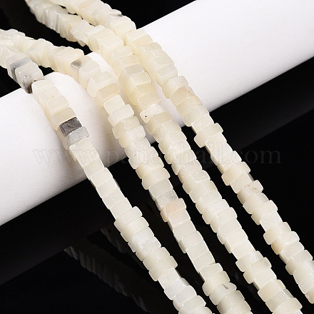 Натуральный белый опал африканские бусы пряди G-T140-49A-1