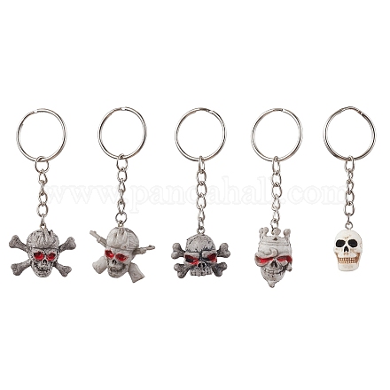 Брелок для ключей из ПВХ и смолы на тему Хэллоуина KEYC-JKC00706-1