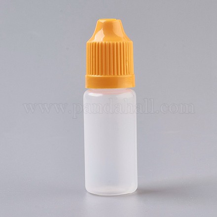 10ml Bottle Soft PE Squeeze Smoke Oil Bottle with Long Thin Dropper Plastic Teardrop Bottle TOOL-WH0074-B04-1