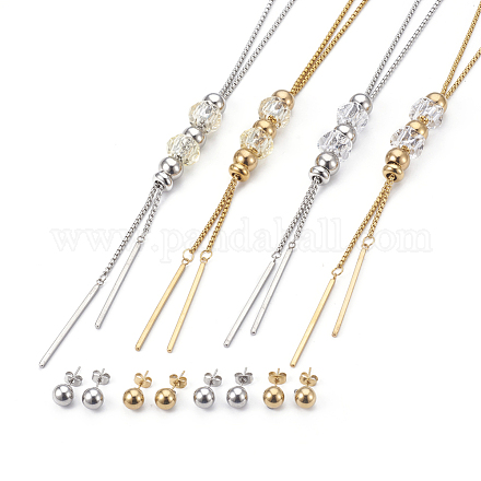 Kits de bijoux en 304 acier inoxydable SJEW-L138-02-1