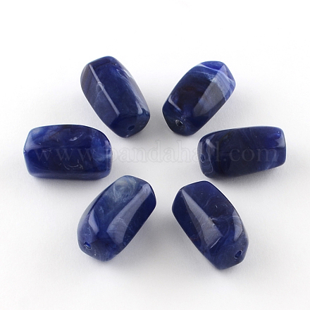 Column Imitation Gemstone Acrylic Beads OACR-R028C-04-1