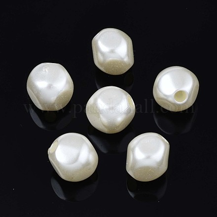 Perles en acrylique de perle d'imitation OACR-N134-003-1