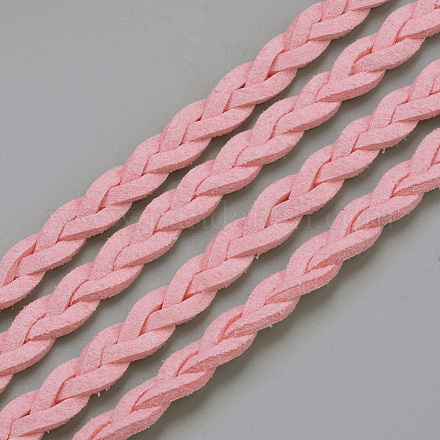 Cordón trenzado de imitación de gamuza LW-Q008-2.7mm-1038-1