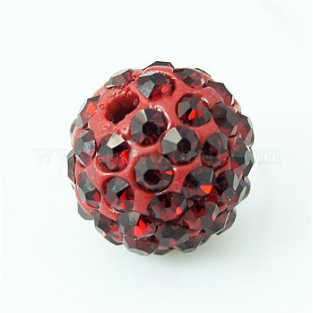 Pave Disco Ball Beads RB-H258-10MM-208-1