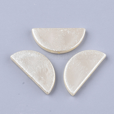 Perles d'imitation perles en plastique ABS OACR-T017-05A-1