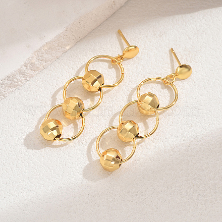 Элегантные и универсальные серьги-гвоздики из латуни GA3926-1-1