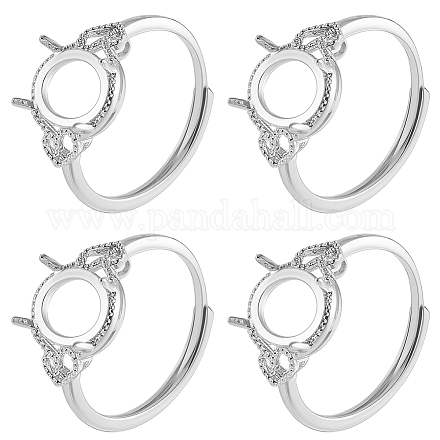 4 шт. регулируемые латунные кольцевые компоненты KK-SC0007-02A-1