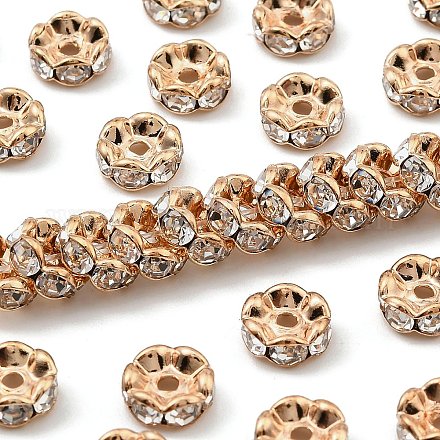 Messing Strass Zwischen perlen RB-A014-L8mm-01LG-NF-1