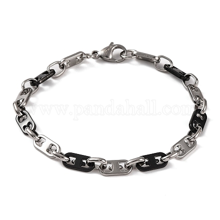 201 браслет из нержавеющей стали Mariner Link BJEW-B078-65EBP-1